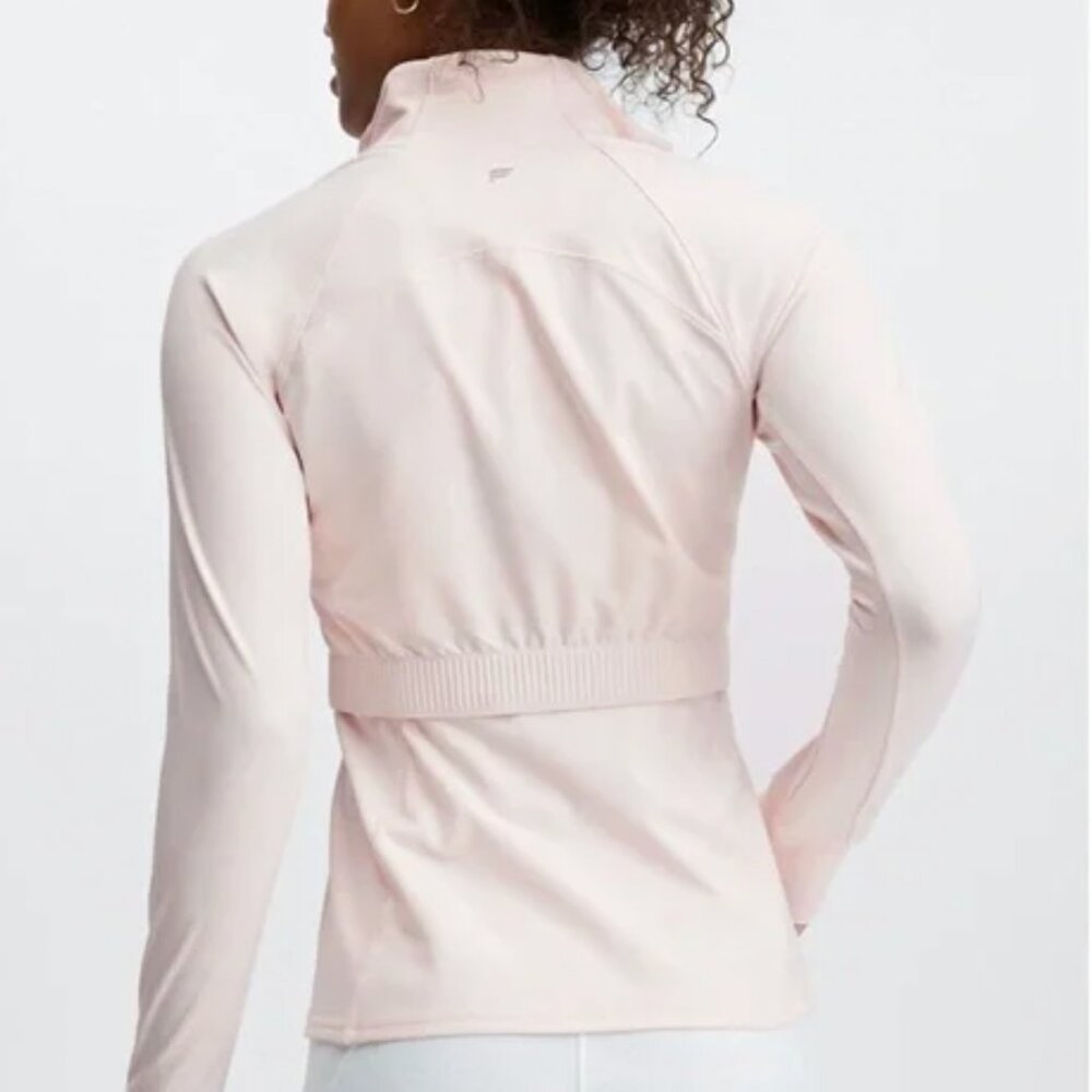 Fabletics Trinity Performance Jacket, SIZE XXS, COLOR ROSY TAN - Picture 2 of 6